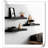 6 Piece Solid Wood Floating Shelf with Reclaimed Wood-766703858