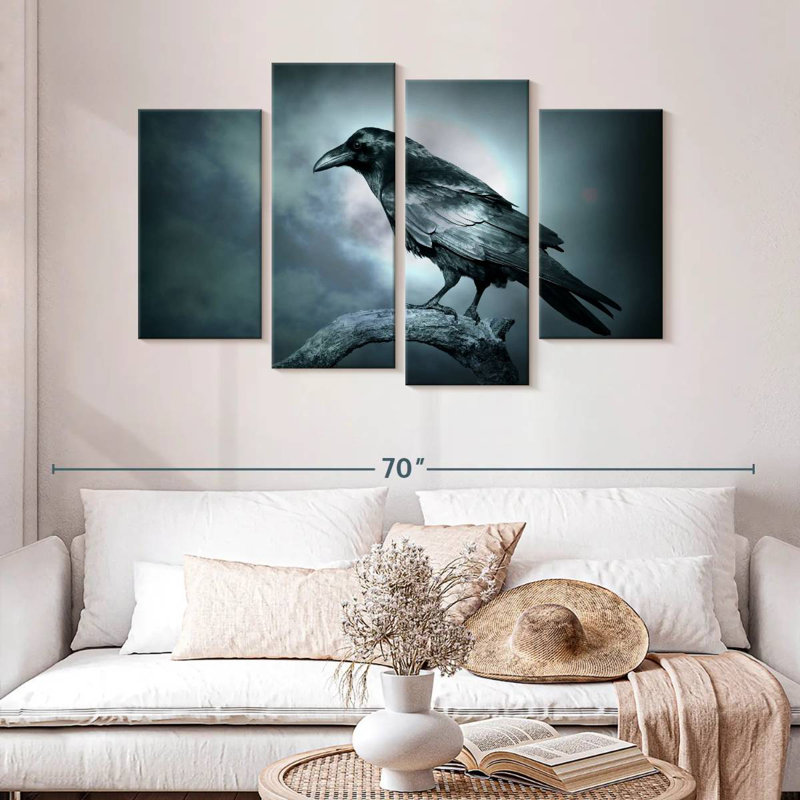 Brampt Soulless Raven, 32"H x 52"W