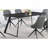 Smith Black Rectangular Ceramic Top Dining Table