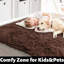Tapis intérieur / extérieur doux et moelleux à poils longs - Confort luxueux et design élégant-1438217732