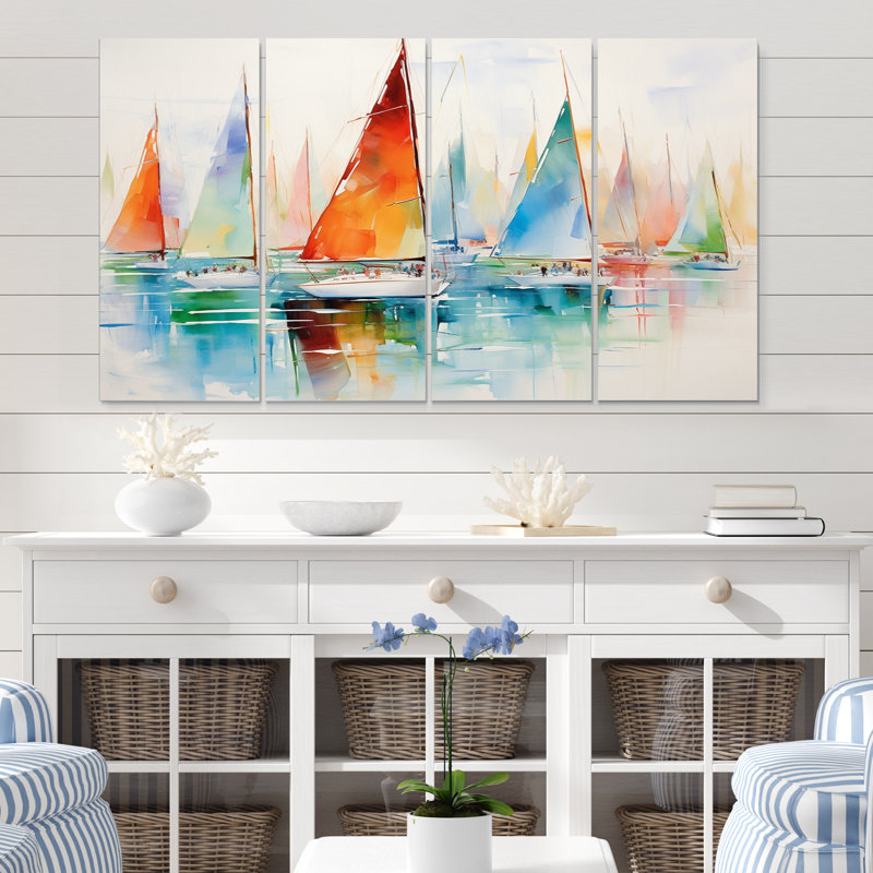 Sur toile, reproduction de 4 pièces