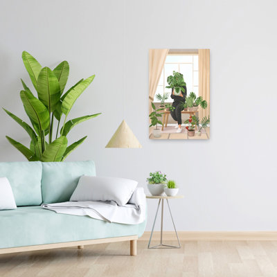 Contemporary Art Organic Serene Abstract Nature Plant Art