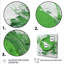 «Green and White Abstract Spiral Collage I», art mural abstrait-1895430164-1895430165