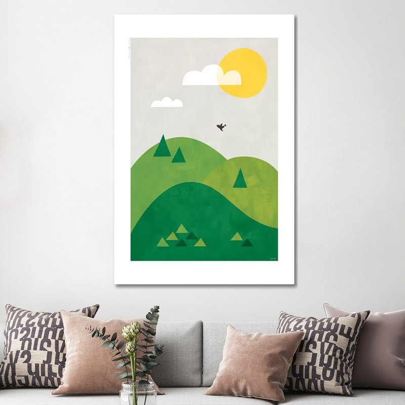Valley by TomasDesign - Wrapped Canvas Print, 152.5 cm H x 101.5 cm W
