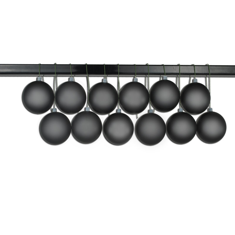 Ornement boule solide, Noir