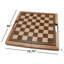 Ensemble de jeu de société d'échecs, de dames et de backgammon 3 en 1 GSE Deluxe pour enfants et adultes