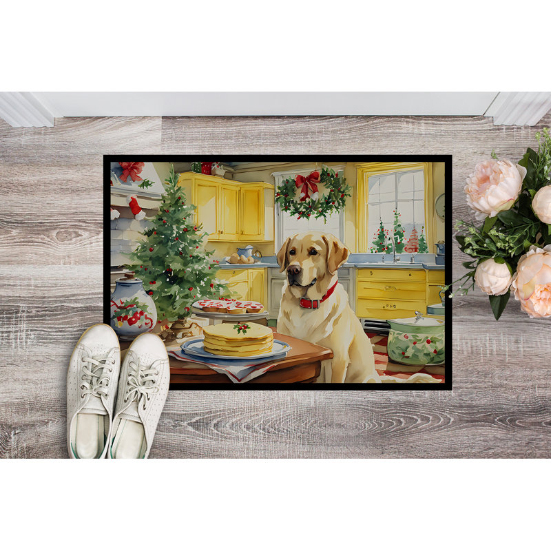 Paillasson Labrador Retriever DAC3844, L 18 po x L 27 po