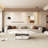 Jaelithe 41.7" Coffee Table with Sintered Stone Faux Marble Top Free Form Butterfly Design Modern Coffee Table with Storage Drawer-114576934