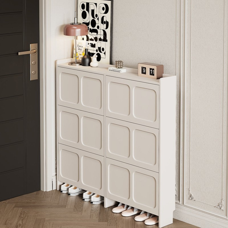 Meuble à chaussures ultra-tendance tendance pour entrée de maison, grande capacité, petit espace, armoire d'entrée, étagère à chaussures simple et moderne