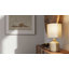 Lampe de table en céramique blanche-659439248