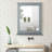 Winston Porter Bathroom Wall-mounted Mirror W/shelf Vanity Makeup Mirror Multipurpose-2061498524