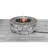 Modern Outdoor Fire Pit 40000 - 8H Burn Time, Fiber Concrete, Stainless Steel Zone, Propane/Natural Gas, Gray Appearance 8 Hours Duration, Combustion