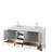 Deborah 72'' Double Bathroom Vanity with Marble Top-59132585-98284205