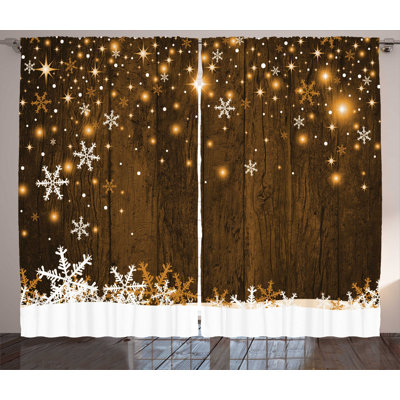 Semi Sheer Curtain Pair