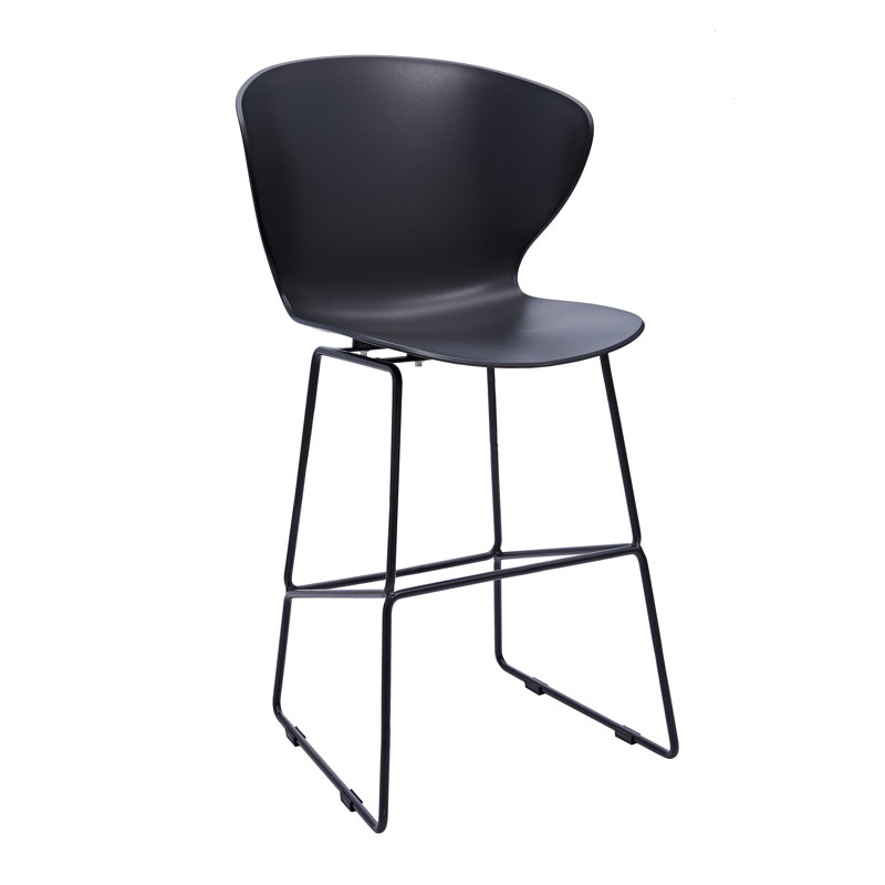Varvara Counter & Bar Stool, Black, Counter Stool (26” Seat Height)