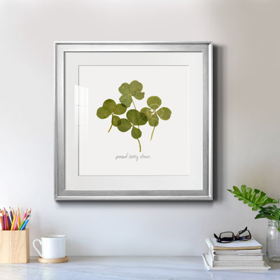 " Pressed Clover I " Painting Print