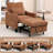 Upholstered Convertible Sleeper Accent Chair Bed Chaise Lounge Chair Armchair-801937591