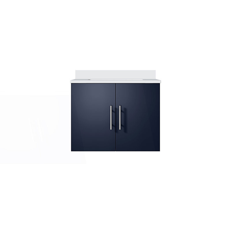 24 po X P 22 po Meuble-lavabo D avec plateau en marbre de culture, Marine