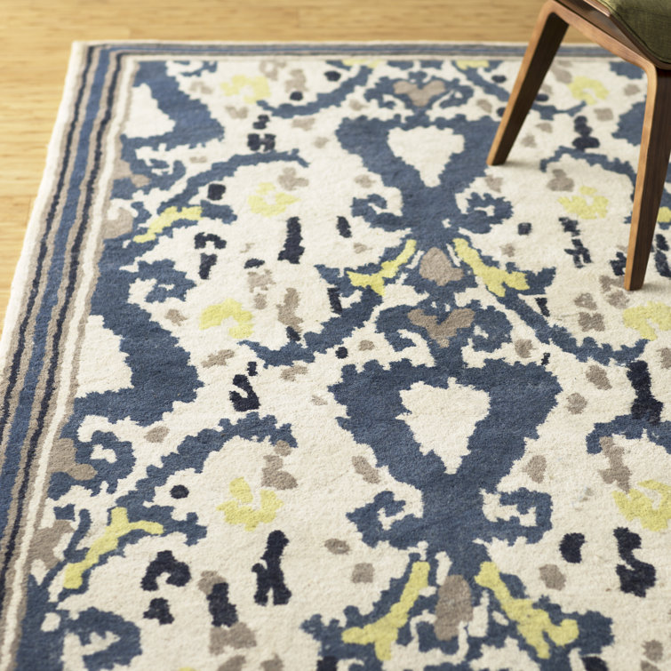 Martha Stewart Hand Tufted Wool Ikat Rug