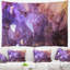 Tapisserie geode en polyester naturel améthyste avec accessoires suspendus inclus-28489391