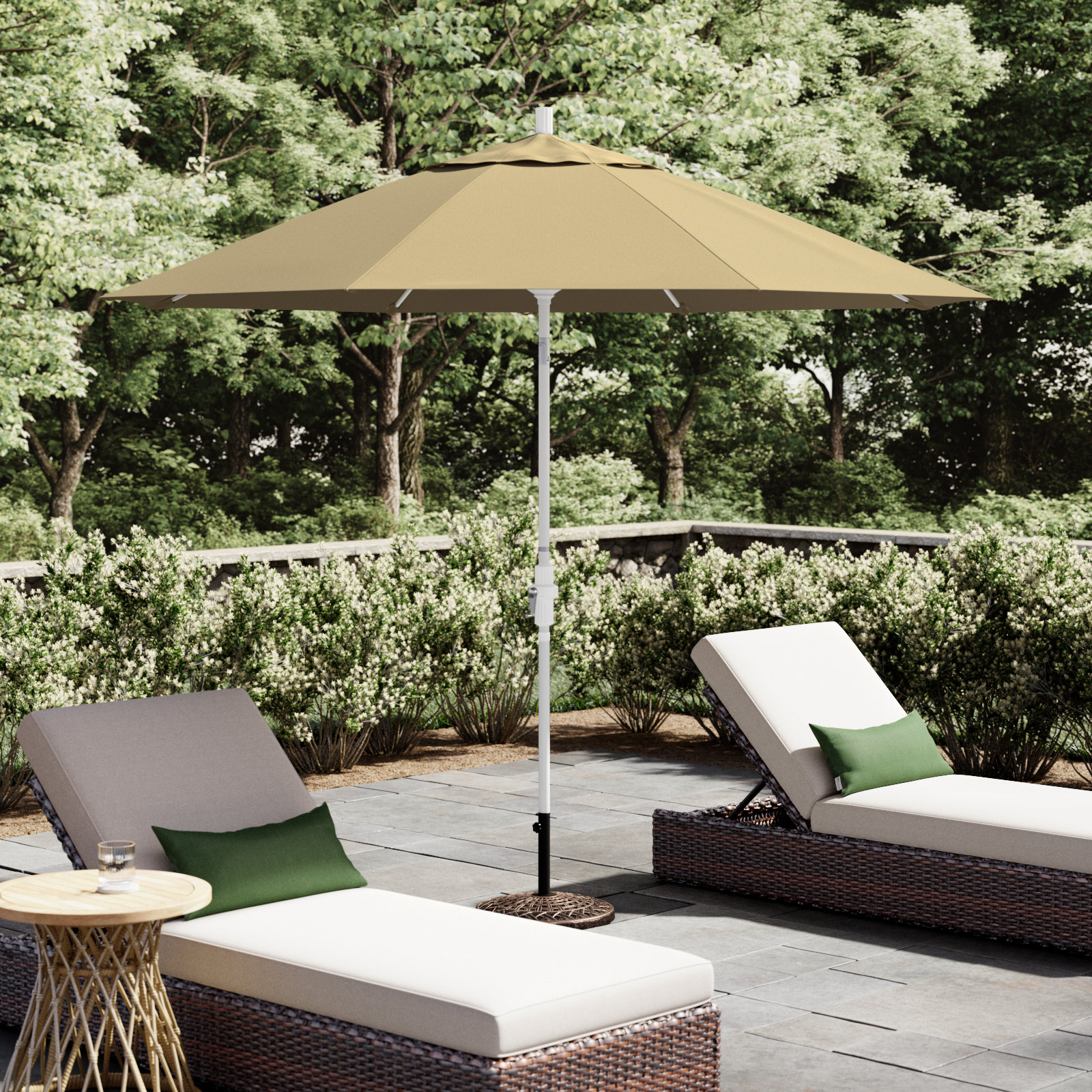 108'' Outdoor Umbrella, Antique Beige