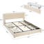 Base de lit très grand Denman avec 4 tiroirs de rangement et station de charge avec ports USB-1011416768-1011416780