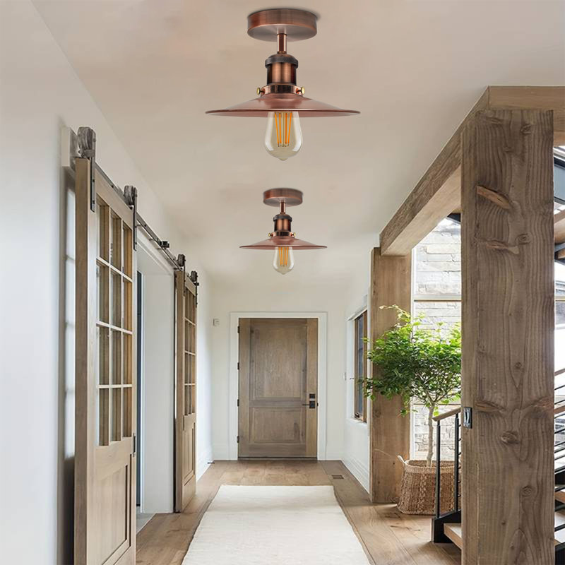 Brenna Semi Flush Mount, Copper