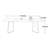 Ravinath Rectangular Faux Marble Top Dining Table-1384828696