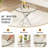 5 - Piece Glass Top Dining Set (set Of 5)-2002130150-2002552780