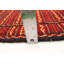 Tapis décoratif en laine de conception unique noué à la main new age kashkoli rouge/beige 4 pi 9 po x 6 pi 7 po