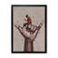 Call Me Sign With Man utilisant un téléphone portable - peinture sur toile-60161141-60161135