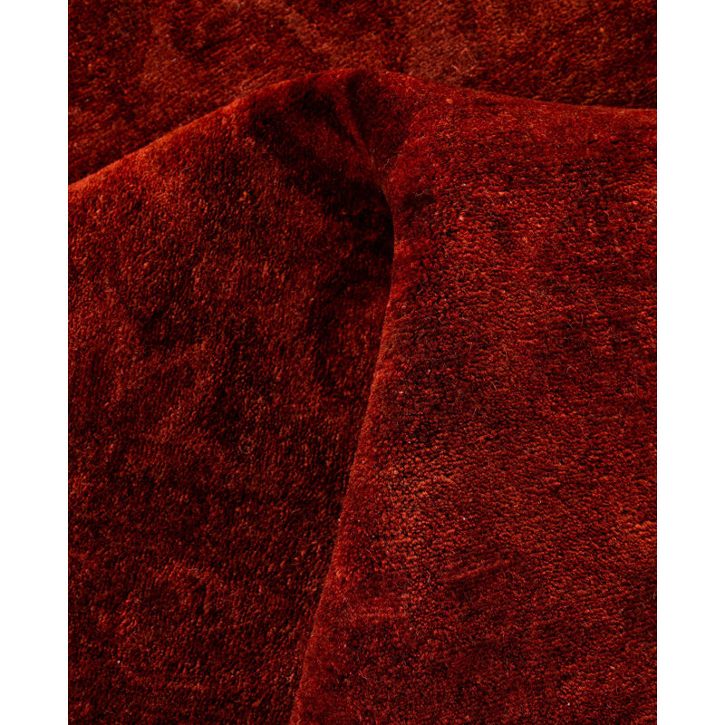 Overdyed One-of-a-Kind 5' 3" X 6' 5" Hand Knotted Area Rug