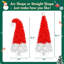 Arbre de Noël artificiel 6 pi avec lumière DEL, arbre de Noël fantaisiste en forme de chapeau de père Noël avec 1050 pointes, arbre Xmax courbé-609729265