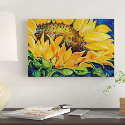 « tournesol septembre », reproduction sur toile