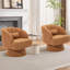 Upholstered Swivel Armchair-1392584063