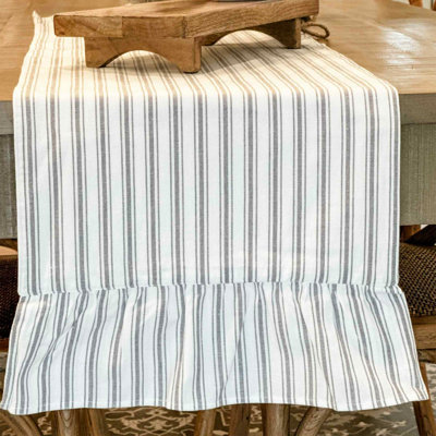 Tapis de couloir gris indémodable 54 po x l 13 po