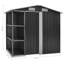 Garden Shed with Rack 205x130x183 cm Iron-1598157139