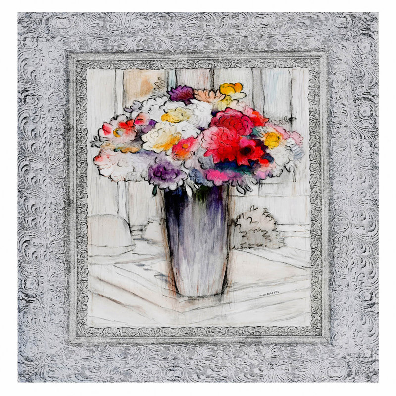 Ensembles de housse de couette pour grand lit DiaNoche par Hooshang Khorasani - Bouquet encadré 1