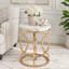 Table de chevet ronde, table de bout