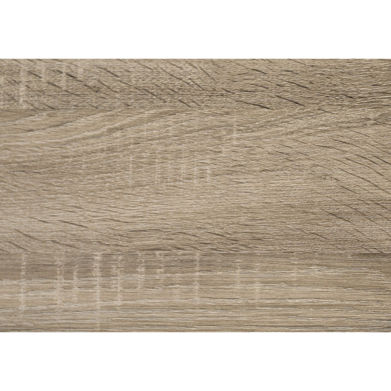 Table de chevet en stratifié taupe pour chambre à coucher ou bureau - Pour une bonne nuit de sommeil - Construction d'extrémité