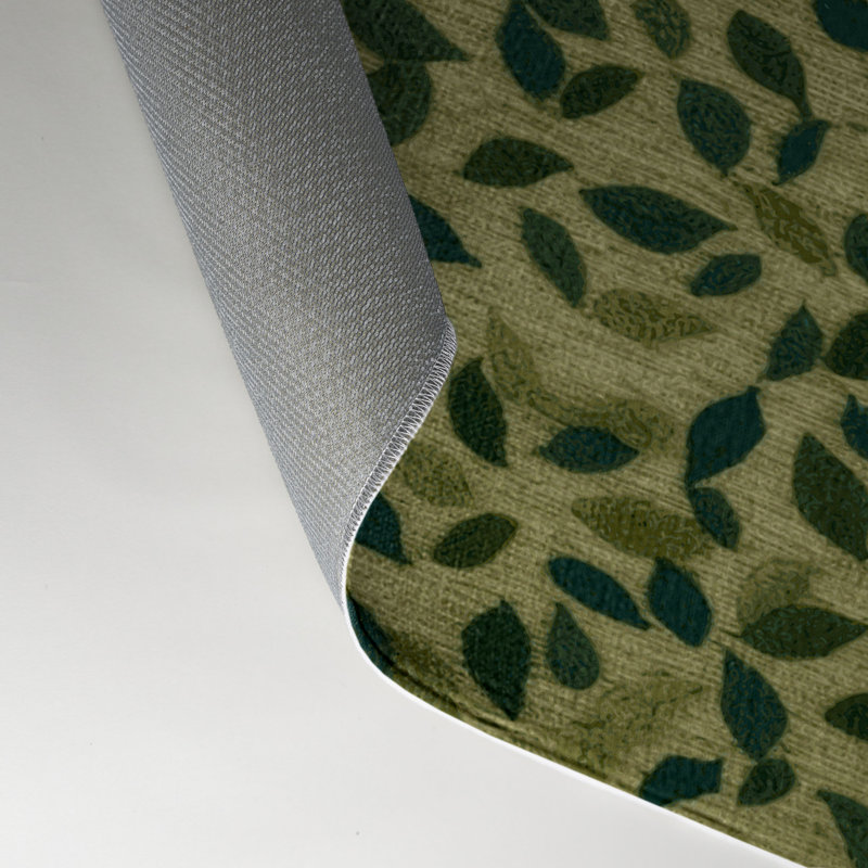 Tapis d'intérieur et d'extérieur brun Botanical