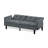 Velvet Futon Couch Convertible Folding Sofa Bed Tufted Couch For Apartment-2069374766