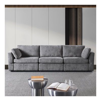 modular sofa fabric, simple and grand, the seat and back is very soft. this is also a