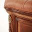 Cortina Honey Walnut Leather Storage Bench