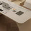 Bureau blanc avec tiroirs en pierre blanche avec tiroirs-908751361-908751365