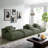 Solace 4-Piece Modular Upholstered Sectional Sofa-101323748