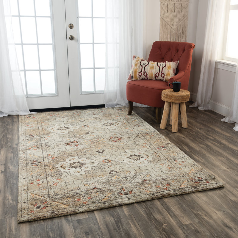 Wool Indoor Rug, Rectangle 5' x 8'