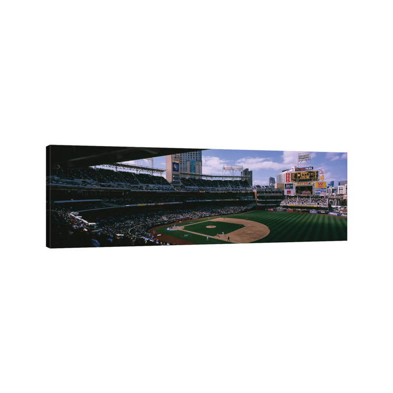 Cuba vs. Dominican Republic, World Baseball Classic, Petco Park, San Diego, California, USA 1 Piece Wrapped Canvas Panoramic Wall Art