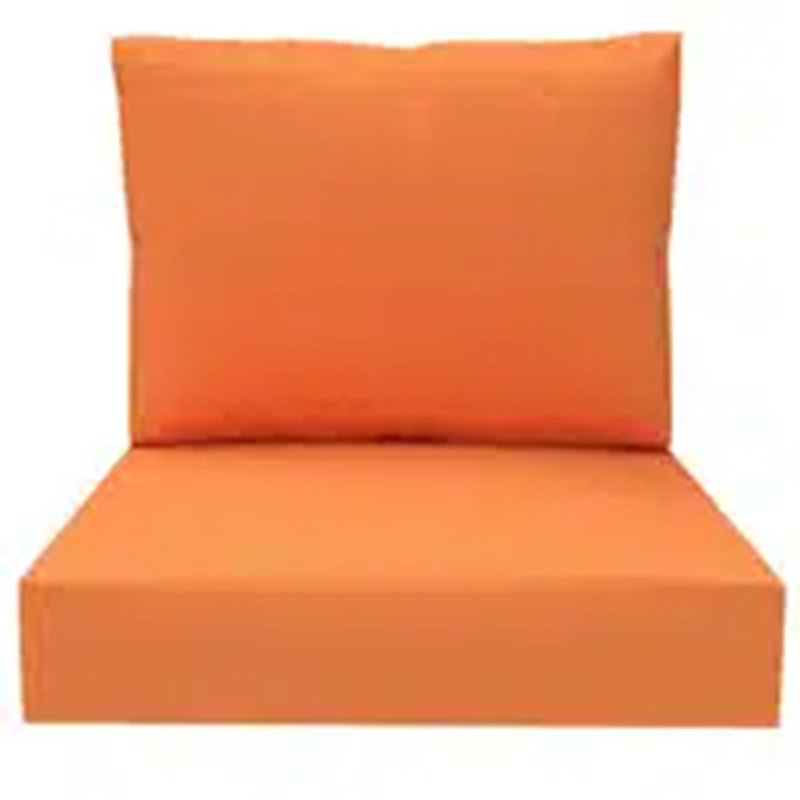 Sunbrella Outdoor Cushion for Arm Chair, Arnot Seat/Back Replacement Cushion for Outdoor Furniture, 1, Canvas Tangerine