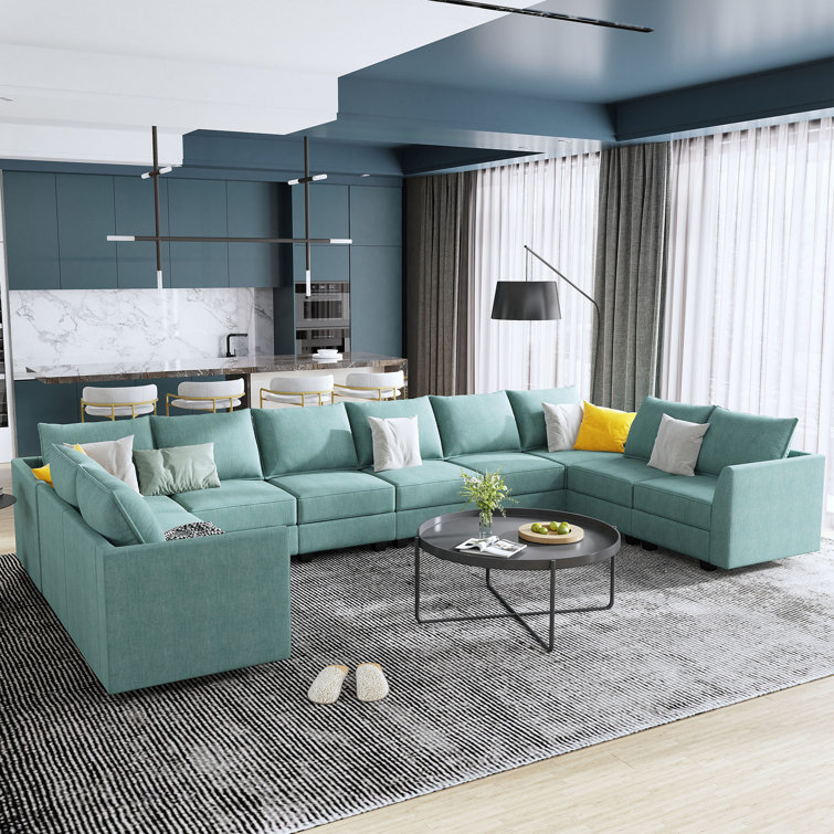Très grand canapé modulaire d'angle modulaire
